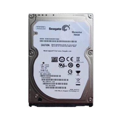 Seagate 750GB ST9750423AS 5400RPM SATA 2.5" Laptop HDD Hard Disk Drive - Image 1 of 4