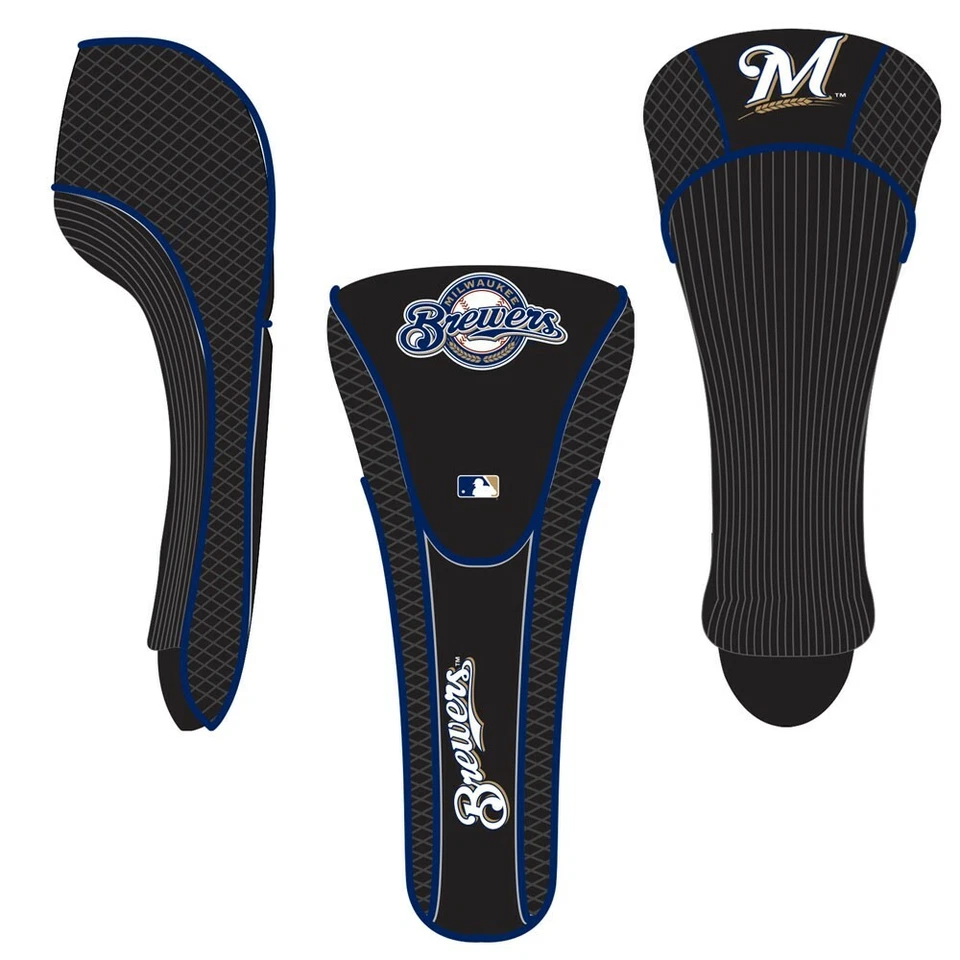 MCARTHUR SPORTS MLB Milwaukee Brewers Golf Jumbo Driver HeadCover