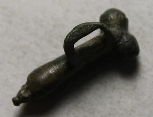 Rare Genuine Ancient Roman soldier Military bronze phalic pendant artifact power - Picture 1 of 6