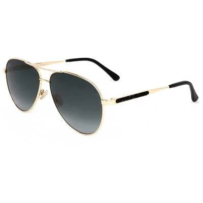 Gafas de sol Jimmy Choo para mujer 60 mm negras doradas JIMENA-S-2M2-60 Foto 1 de 3