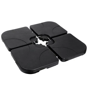 4 PCS Umbrella Base Patio Cantilever Offset Weight Stand Water Sand Filled - Picture 1 of 12