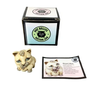 Harmony Ball Kingdom Pot Bellys  "Mouser" Cat Trinket Box - Picture 1 of 5