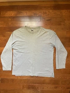 Vintage Men’s Foot Locker Blank Gray Long Sleeve Shirt Adult Casual Short-sleeve - Picture 1 of 16