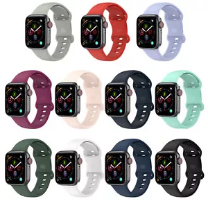 Soft TPU Snap Buckle Watch Strap Band Wristband Bracelet Belt for Watch ELI - Picture 1 of 12