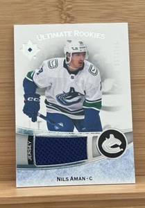Nils Aman 2022-23 Ultimate Collection - Ultimate Rookies Jersey  /799 - Canucks - Picture 1 of 2