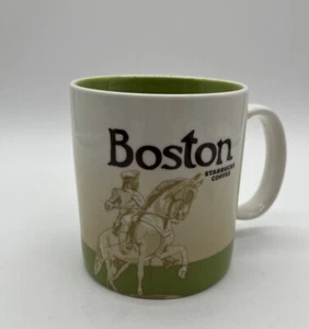 Taza de café Starbucks Boston DC 2010 Collector Series Global Icon 16 oz - Imagen 1 de 7