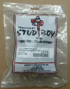 NEW STUD BOY POWER POINTS CARBIDE STUD 24 PACK 1.375 PRO SERIES 2166-P1-PS - Picture 1 of 5