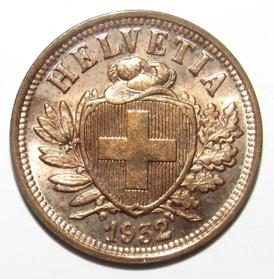 Switzerland 1932 2 Rappen RD CH BU (B88) - Image 1 of 2