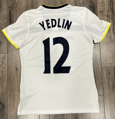 2014-15 Tottenham Hotspurs Deandre Yedlin #12 White Under Armour Medium Jersey - Image 1 of 4