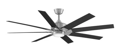 Fanimation Levon Custom Indoor Ceiling Fan in Brushed Nickel- MOTOR ONLY - Image 1 of 4