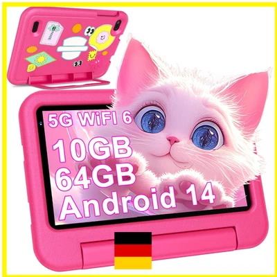 Android 14 Kinder-Tablet | 7 Zoll HD-Bildschirm | TF 1TB Erweiterung - Bild 1 von 4