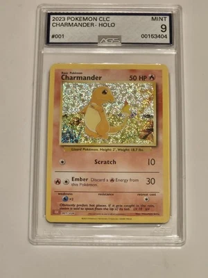 Charmander POKEMON 2023 CLC-TRADING CARD GAME CLASSIC #001 CHARMANDER Graded - Image 1 of 4
