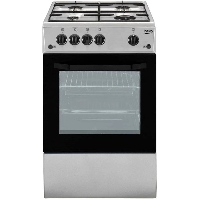 BEKO CSG42011FS CUCINA 50X50 4 FUOCHI FORNO A GAS COLORE SILVER - Immagine 1 di 1
