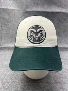 Colorado State Rams Zephyr Hat Cap Strap Back Adult Green White 100% Cotton NCAA - Picture 1 of 12