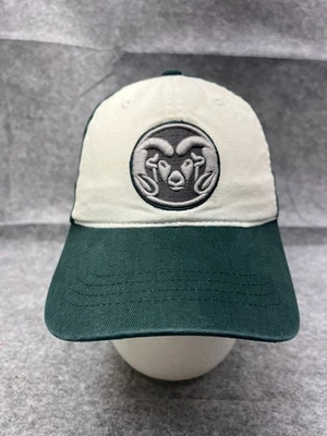Colorado State Rams Zephyr Hat Cap Strap Back Adult Green White 100% Cotton NCAA - Image 1 of 4