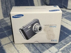 Samsung Digital Camera ES55 10.2MP 4GB SD Card Black - Picture 1 of 21