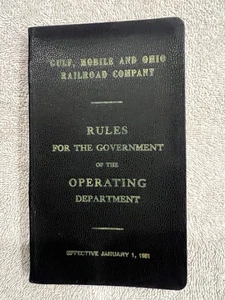 1951 Gulf, Mobile & Ohio Railroad Rules for the Government of the Operating Dept - Picture 1 of 5
