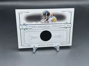 Hines Ward 2007 Panini Playoff National Treasures Helmet Patch /11 - Picture 1 of 2
