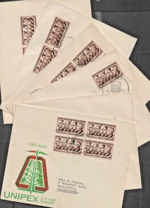 (22) SOUTH AFRICA - SIX DIFFERENT 1960 UNIPEX FIRST DAY COVERS. NICE GROUP - Bild 1 von 3