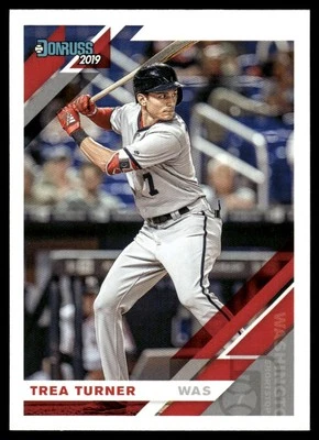 2019 Donruss #141 Trea Turner - Image 1 of 2