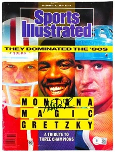 Magic Johnson Lakers HoF Signed 1989 "Sports Illustrated" Magazine (Beckett) - Picture 1 of 3