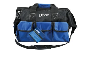 LASER 7846 Heavy Duty Nylon Tool Bag 18 Inch 10 External 8 Internal Pockets - Picture 1 of 9