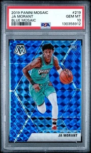 Mosaic Blue Mosaic #219 Ja Morant 2019/99 novato radiocontrol PSA 10 gemas como nuevo - Imagen 1 de 2