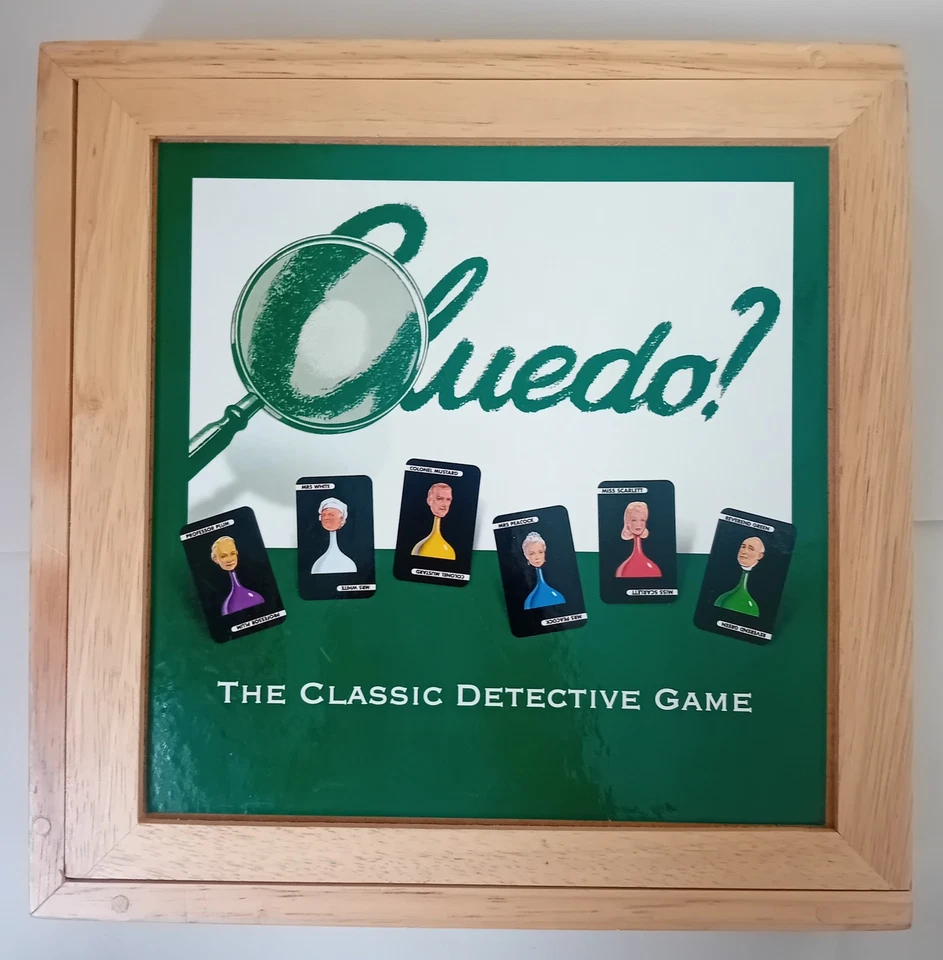 "CLUEDO" (2003) CLASSIC DETECTIVE GAME NOSTALGIA GAMES SERIES BY PARKER BROTHERS - Image 1 of 4