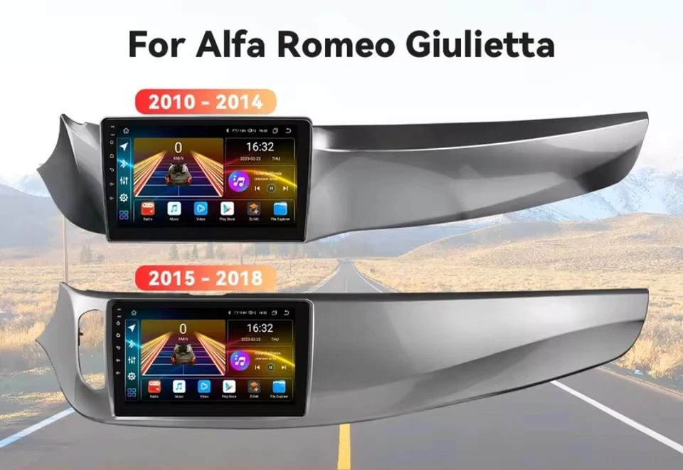 AUTORADIO ANDROID ALFA ROMEO GIULIETTA 2010-2014 STEREO AUTO TOUCH 7" NAVIGATORE - Immagine 1 di 1