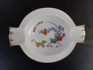 MEISSEN ASCHENBECHER INDISCH GOLDRAND 1 WAHL Breite 14,1 cm - Picture 1 of 9