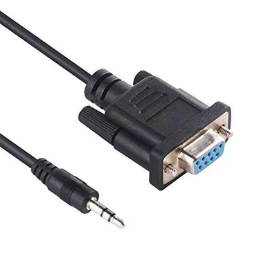 DB9 to RS232 35mm Audio Jack Serial Adapter Cable 6FT Length - Image 1 of 3