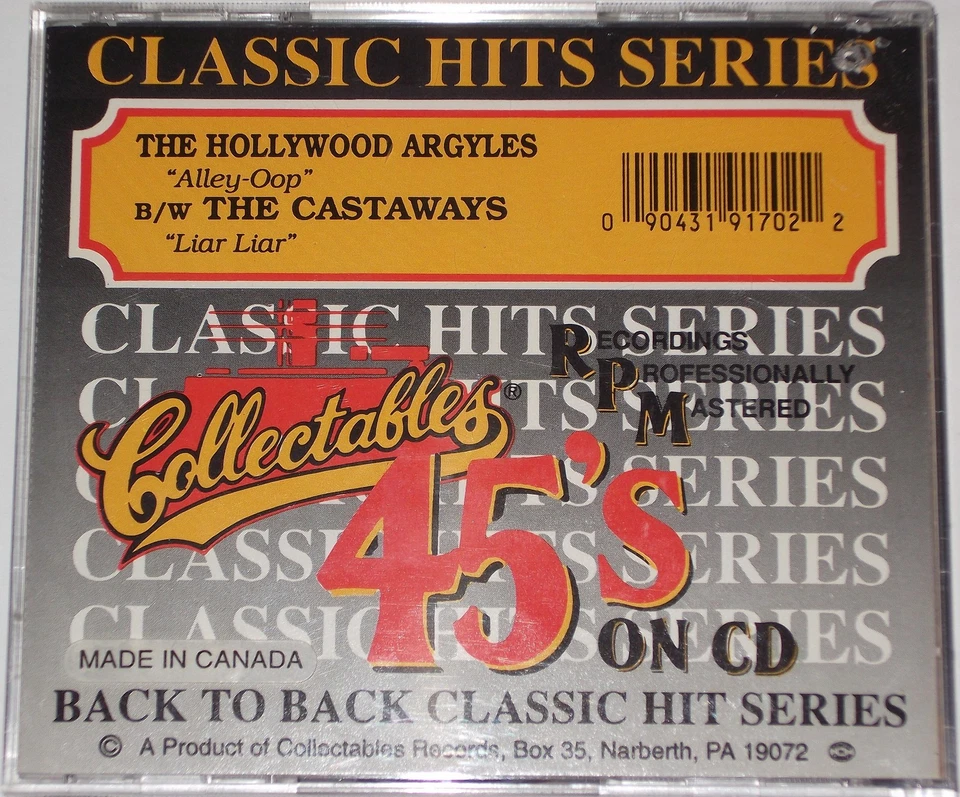The Hollywood Argyles CD-MAXI ALLEY OOP ( COLLECTABLES SERIES / MADE IN CANADA) - Bild 1 von 1