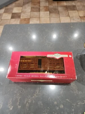 Bachmann Big Haulers ET & WNC Stock Car 701 G Scale 98120 Metal Wheels - Image 1 of 4