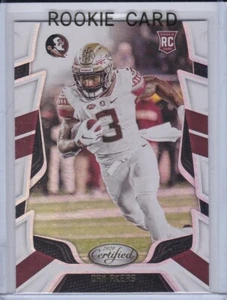 Tarjeta de novato Cam Akers 2020 certificada FSU fútbol americano universitario RC ¡Los Angeles Rams! - Imagen 1 de 2