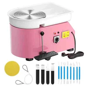 25Cm Pottery Wheel Forming Machine With Foot Pedal & Lcd Screen, 350W Electric - Picture 1 of 4
