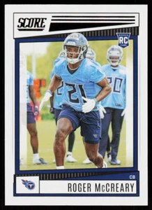 2022 Score Roger McCreary #347 FOOTBALL Rookie Tennessee Titans RC - Picture 1 of 2