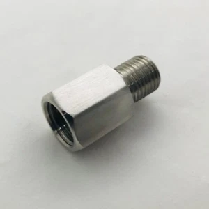 Pipe 1/4" BSPT Female X M12 M12X1.25 Male Metric Adapter Fitting Oil Fuel - Picture 1 of 4