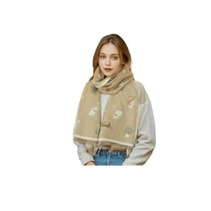 Scarf for Women Fall Winter Shawl Wraps Long Women Scarves Warm Soft Cashmere... - Picture 1 of 6