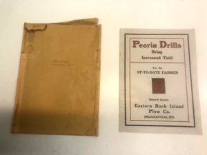 1900s EASTERN ROCK ISLAND PLOW ILLINOIS INDIANAPOLIS CATALOG PEORIA DRILLS - Picture 1 of 7