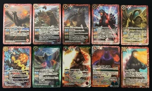 Godzilla MOTHRA KING GHIDORAH BSC26 G01-10 Complete Set Battle Spirits Card - Picture 1 of 12