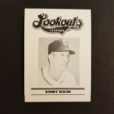 1988 Chattanooga LOOKOUTS Legends SONNY DIXON Charlotte NORTH CAROLINA Senators