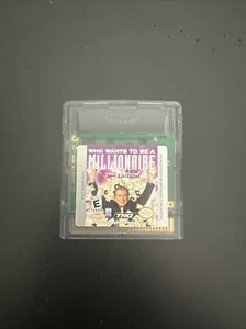 Who Wants to be a Millionaire 2nd Ed. Nintendo Game Boy Color Authentic Works - Picture 1 of 2
