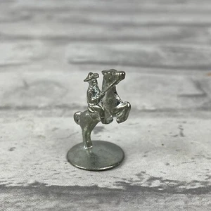 Monopoly Pferd und Reiter Ersatz Metall Zinn Spielfigur - Bild 1 von 1