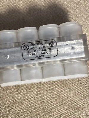 Panduit - PCSB2/0-4-6 - Multi-Tap Connector Double-Sided Clear - Image 1 of 4