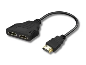 HDMI Splitter Cable 1 In 2 Out Adapter 1080P for PS5 TV Monitor Projector - Bild 1 von 9