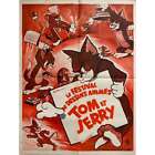 TOM AND JERRY FESTIVAL Filmposter - 23x32 Zoll - 1961 - Joseph Barbera, Willia
