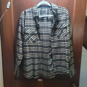 Kenneth Cole New York Slim Fit Langarm Kariertes Hemd Gr. US S - Bild 1 von 3