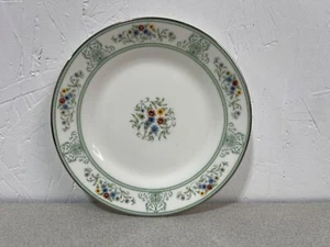 Wedgwood Bone China England - Agincourt Green Silver Trim - Bread Plate 6" - Picture 1 of 2