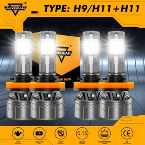 Faros LED 6500K para Nissan Altima 2007-2018 4X AUXBEAM H9 H11 28000LM - Imagen 1 de 12