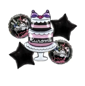 5 pc Kuromi Foil Balloons Party Theme decoration supplies. - Picture 1 of 1